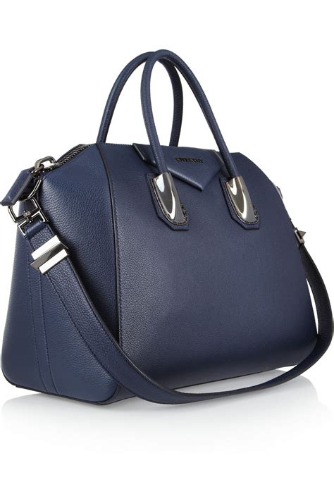 givenchy night in blue|Givenchy blue handbag.